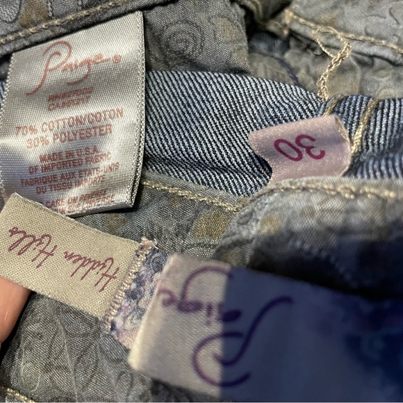 Hidden Hills light Distressed medium Wash western Cowgirl wide Flare Indigo moto - Picture 6 of 10